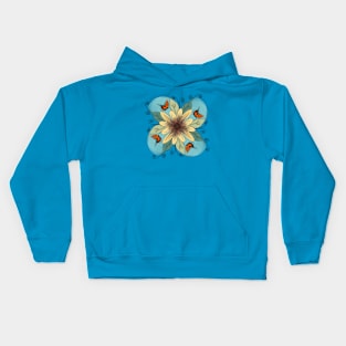 Butterfly flower Kids Hoodie